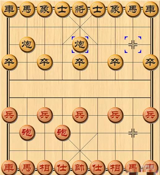 象棋当头炮的走法