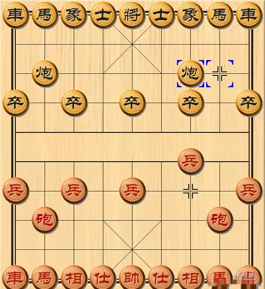 象棋当头炮的走法