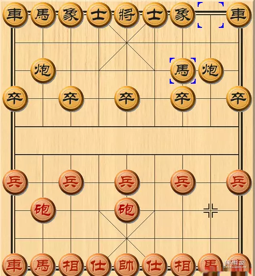 象棋当头炮的走法