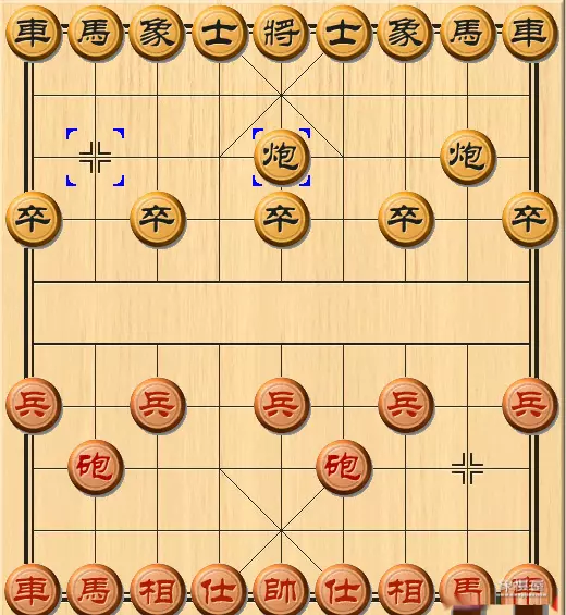 象棋当头炮的走法
