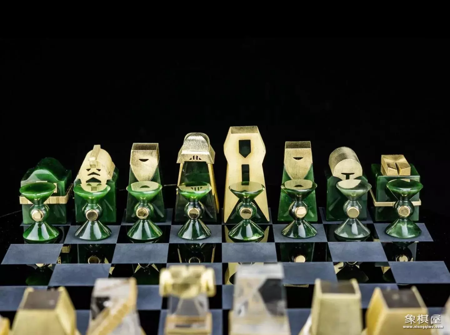 水晶中国象棋套装