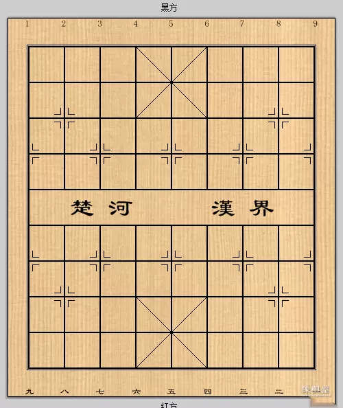 象棋怎么摆放位置图片