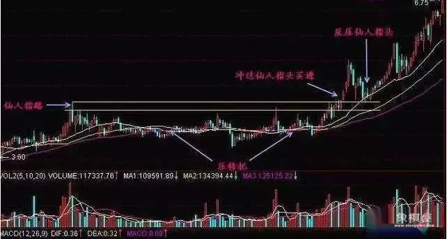 股票仙人指路图解