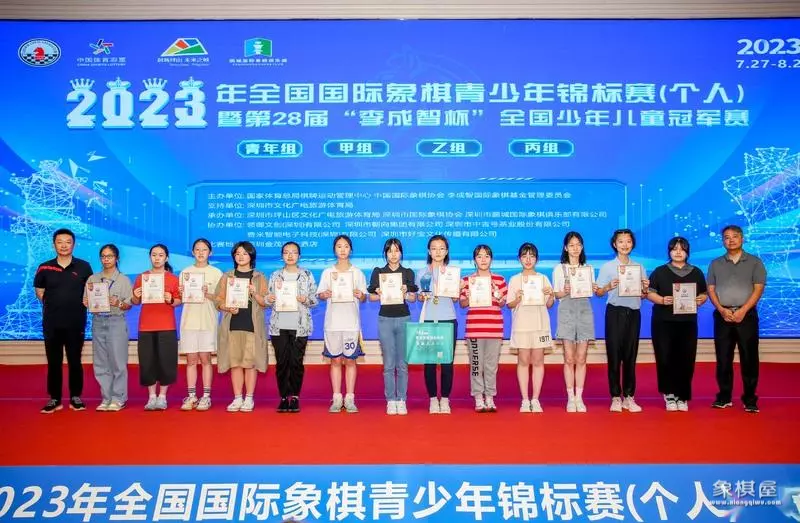 2023深圳市象棋比赛成绩