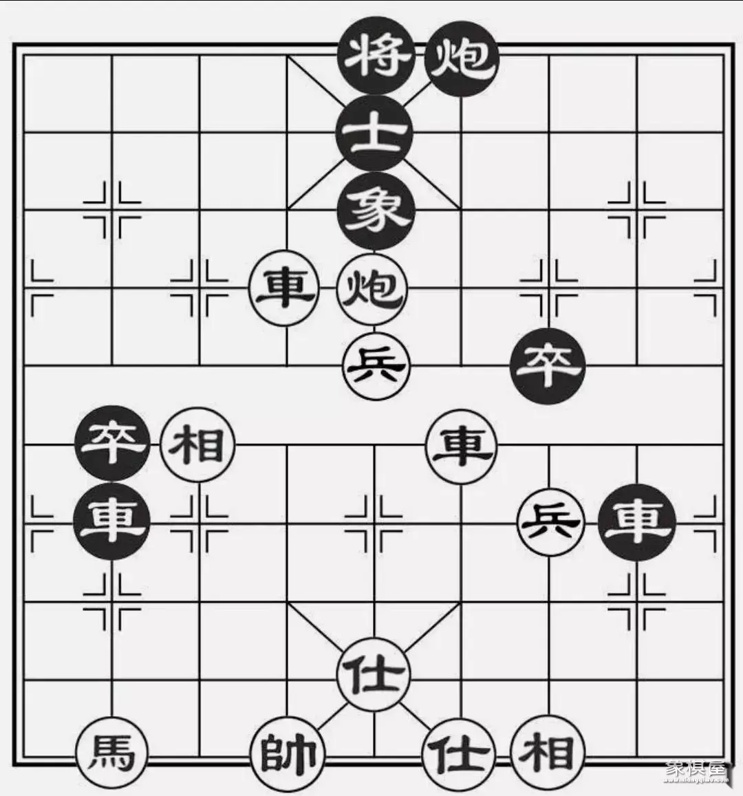 象棋残局解析,红棋先走,红方一定输吗