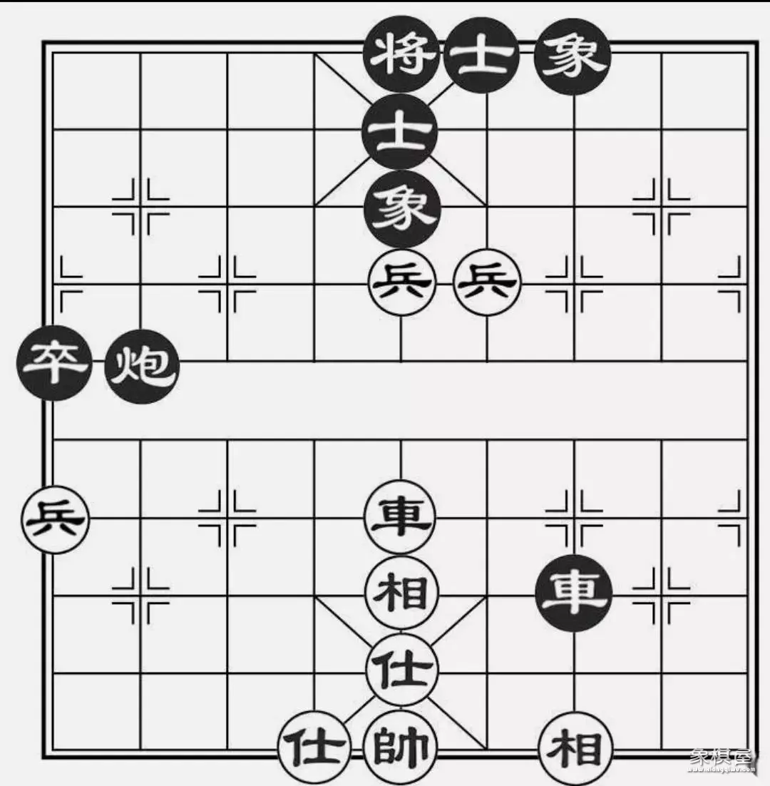 象棋残局解析,红棋先走,红方一定输吗