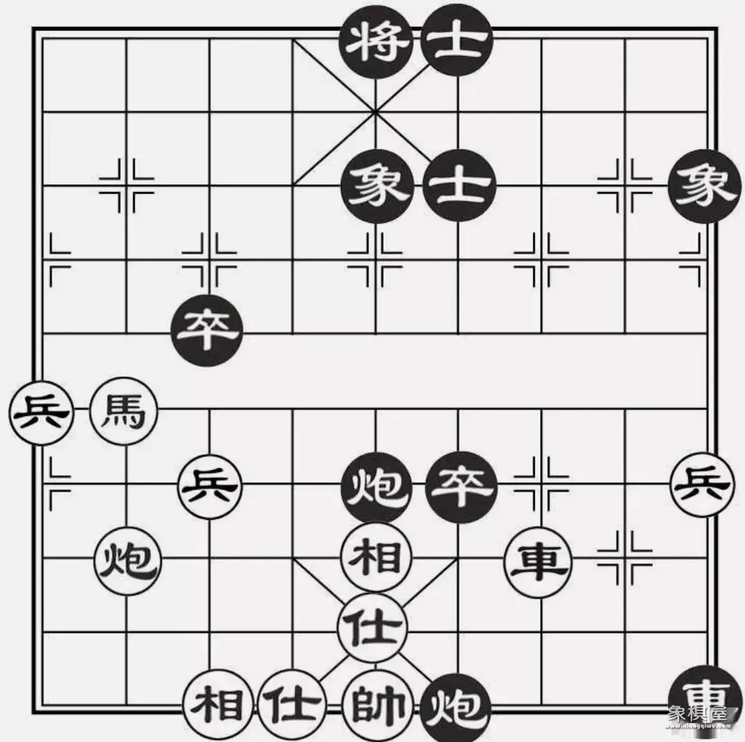 象棋残局解析,红棋先走,红方一定输吗
