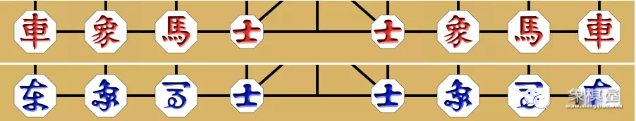 如图所示的是中国象棋棋盘的一部分