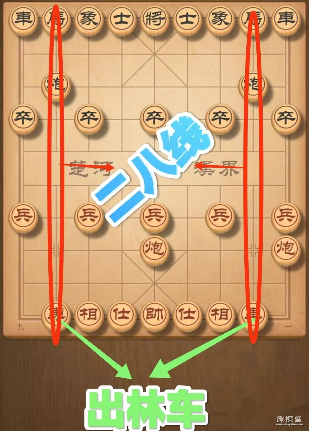 象棋让先怎么个让法