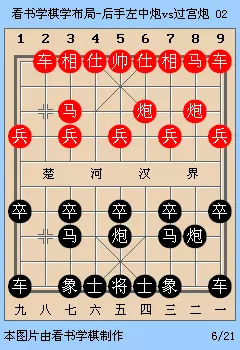 象棋后手破过宫炮第一讲