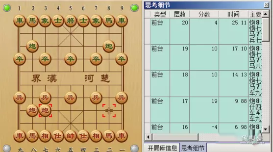 象棋怎么选择开局教学的棋盘