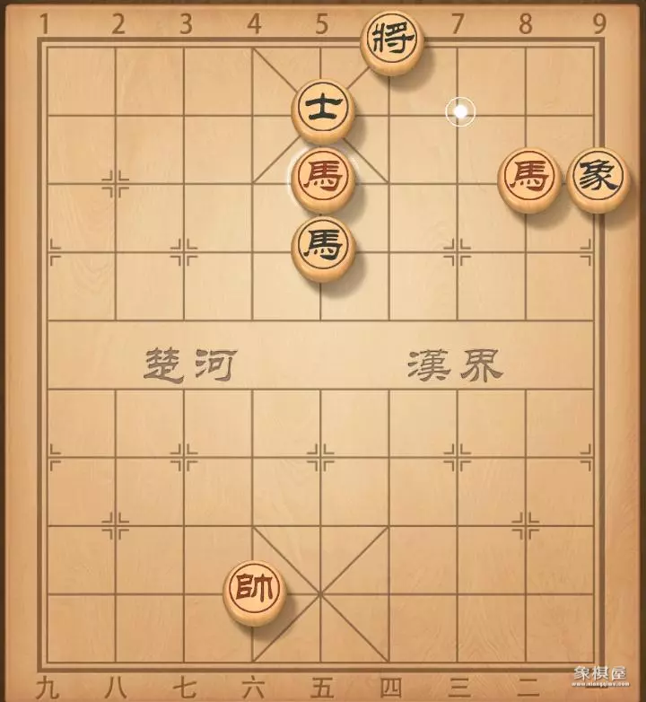 象棋残局两个兵一个马