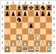 国际象棋开局4步杀图解