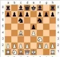 国际象棋开局4步杀图解