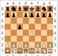国际象棋开局4步杀图解