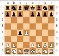 国际象棋开局4步杀图解
