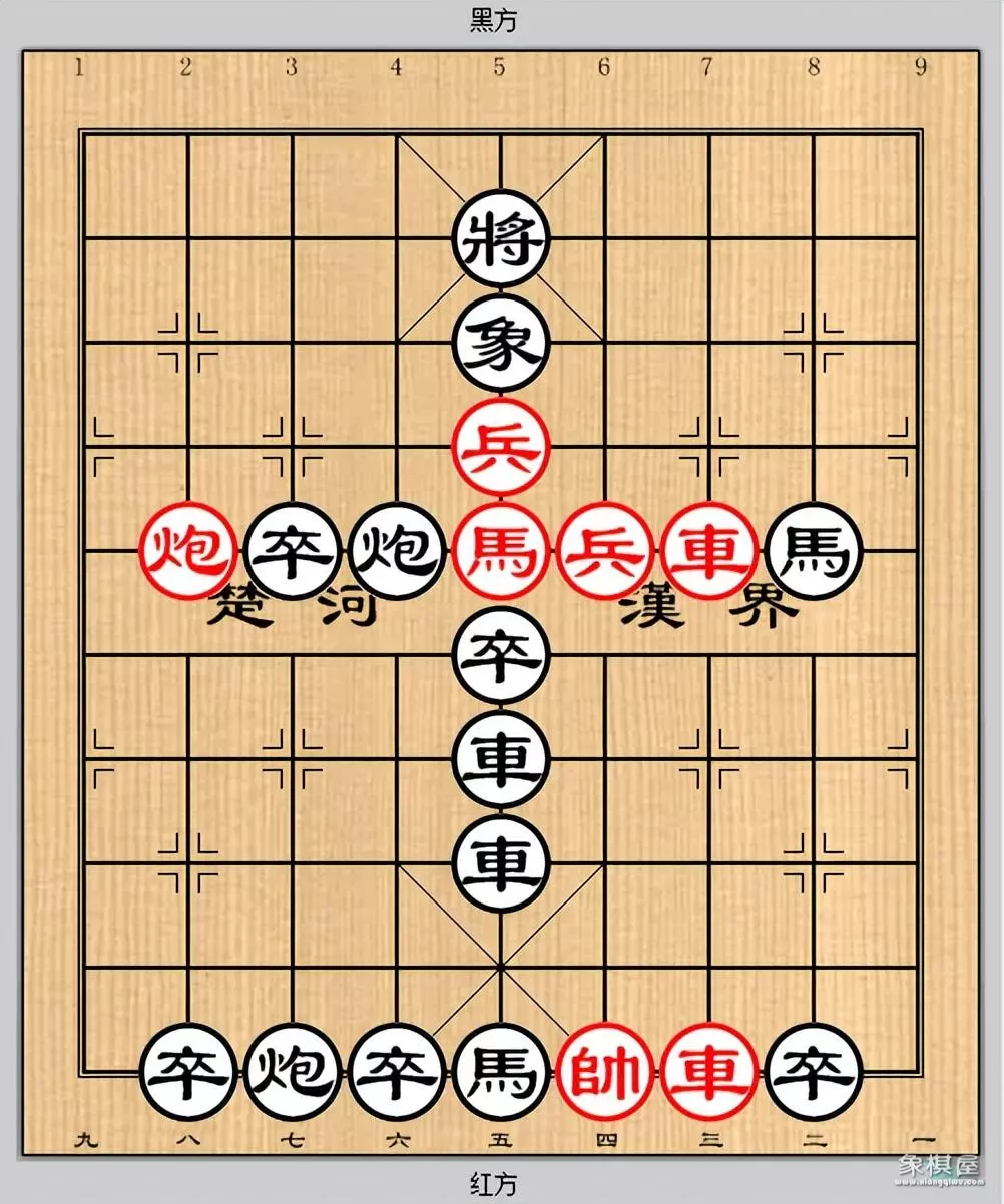 象棋盘怎么分配的