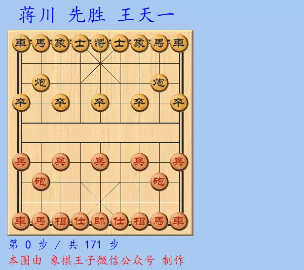 蒋川与王天一全部对局