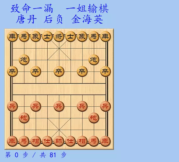 史上最难破的象棋残局