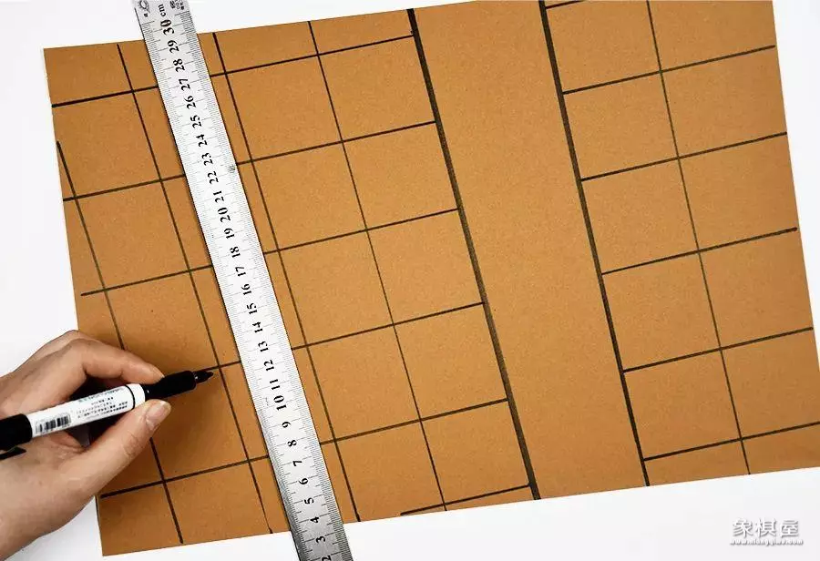 中国象棋棋子简笔画