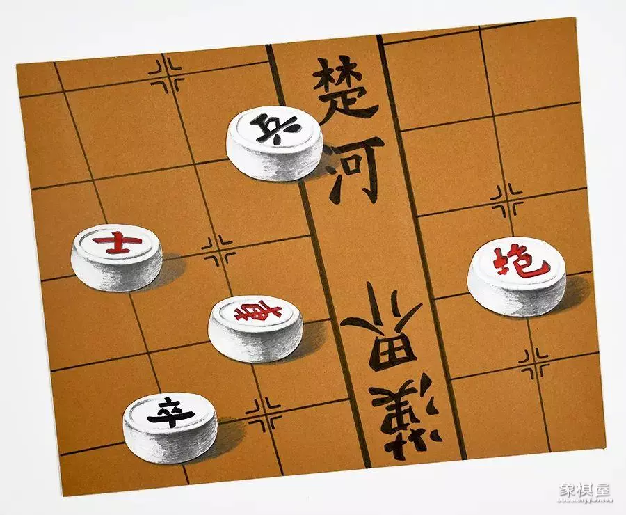 中国象棋棋子简笔画