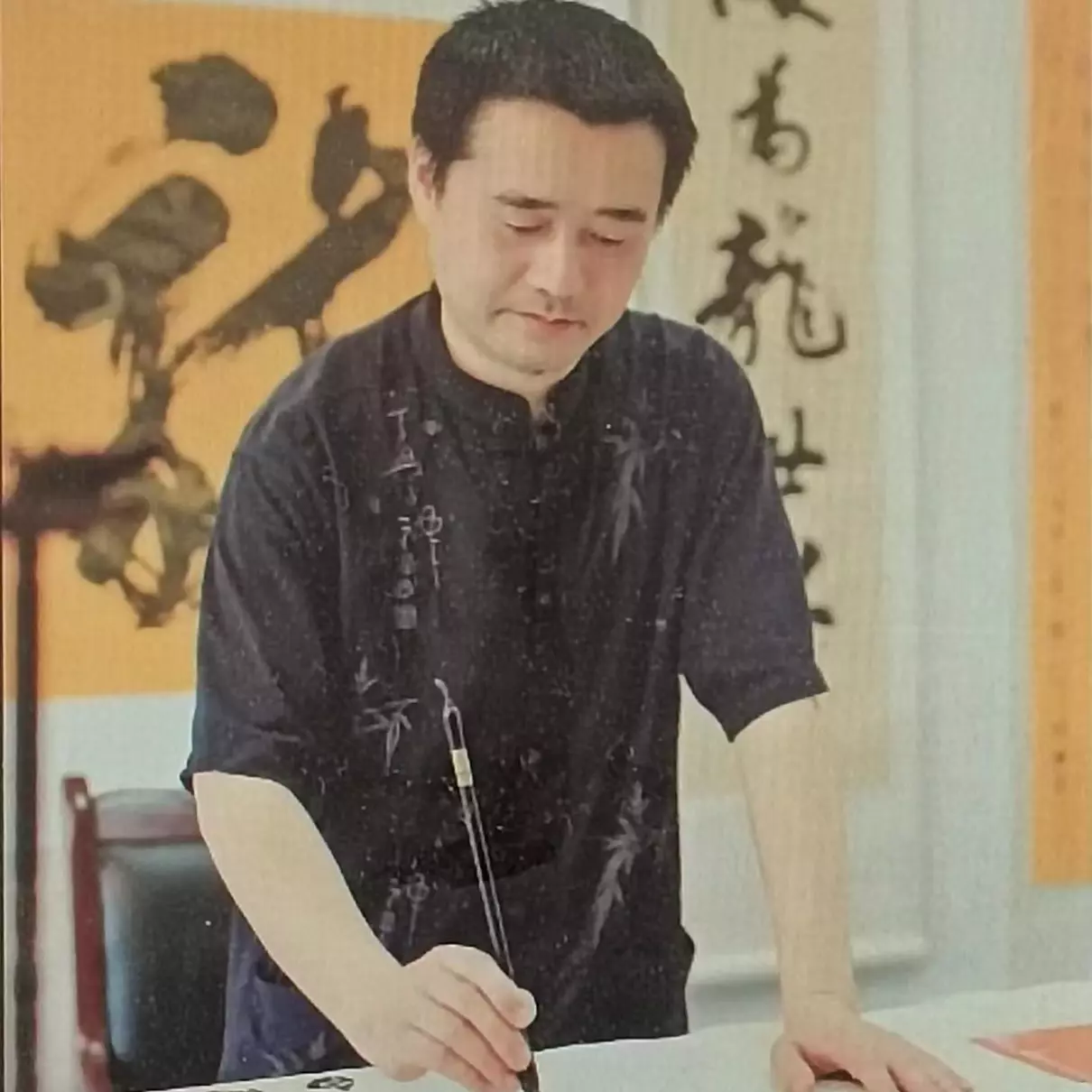 萧山胡铁军学书法在哪(1)