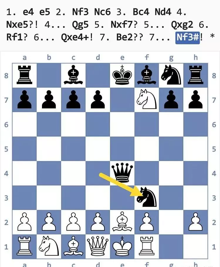 国际象棋开局的15个陷阱图解(29)