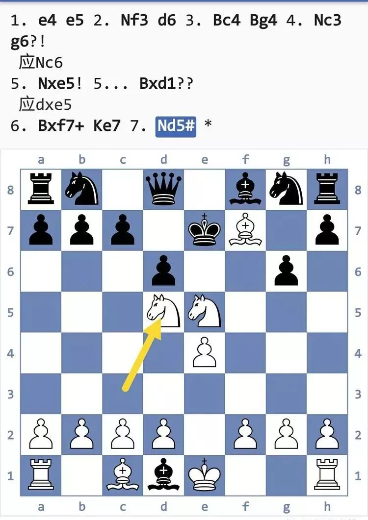国际象棋开局的15个陷阱图解(33)