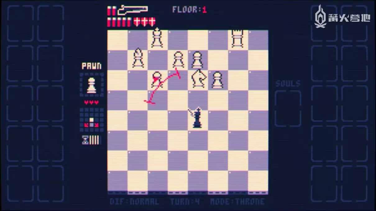 国际象棋骑士的走法及吃子方法(9)