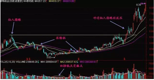今天的这根k线图是不是仙人指路(6)