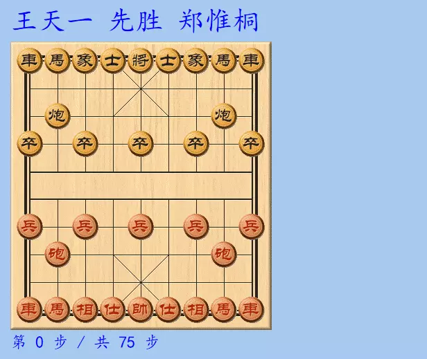 王天一与郑惟桐刚刚落幕的一盘棋(6)