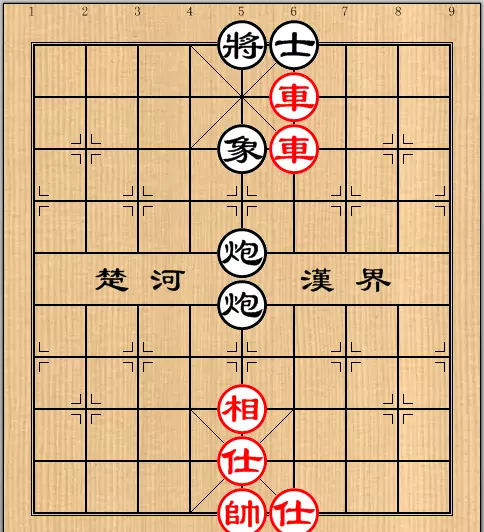中国象棋对决记录时红方可以用阿拉伯数字表示(5)