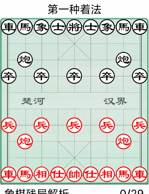 巡河炮开局的走法(3)