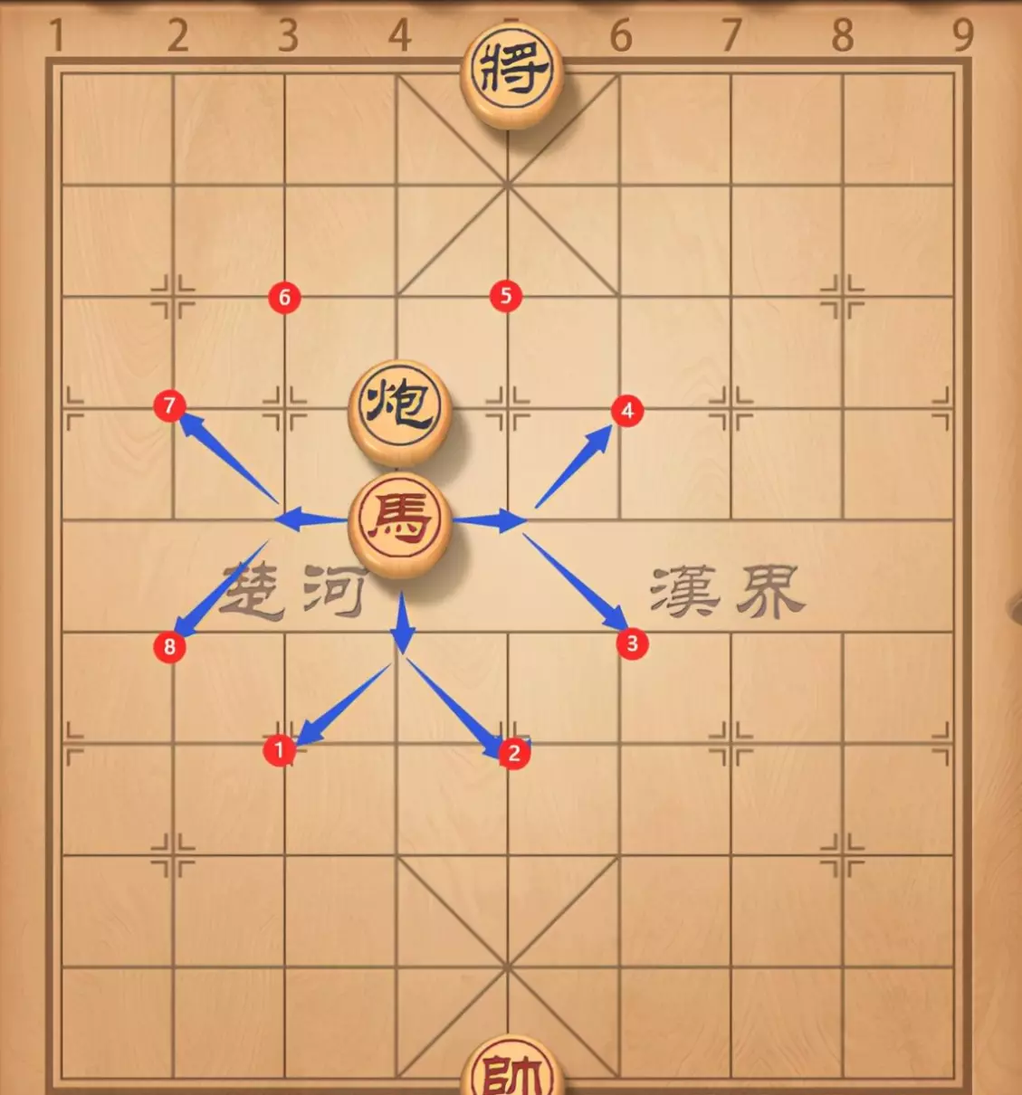 象棋里怎样才是挡着马走(4)