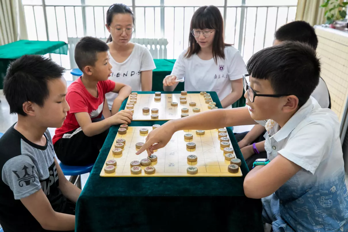 怎样摆象棋的棋盘(5)