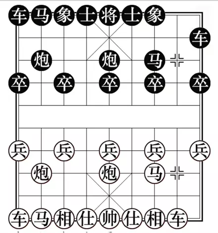 顺炮直车对横车棋谱大全(1)
