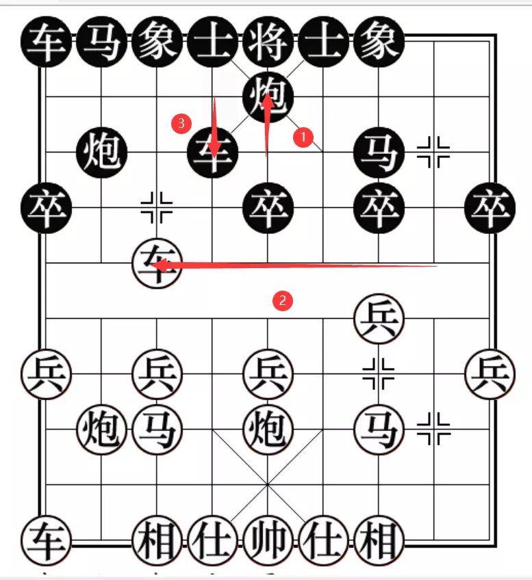 顺炮直车对横车棋谱大全(7)